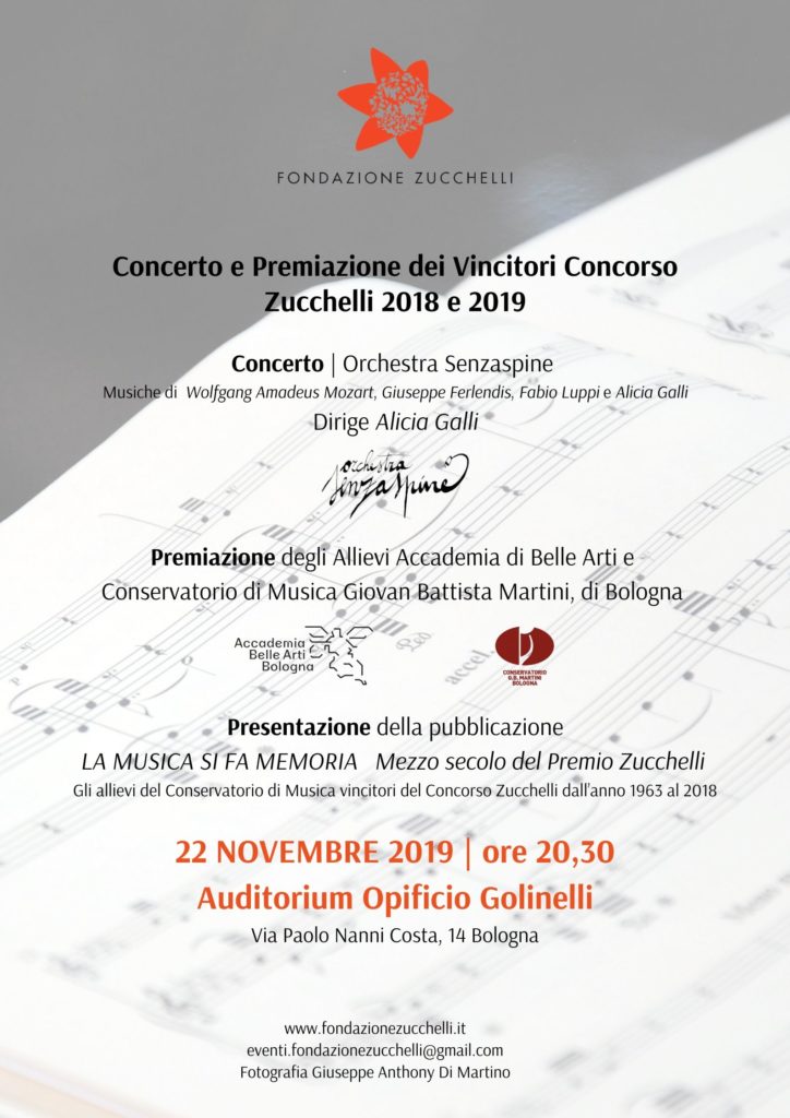 Concerto e Premiazione Concprso Zucchelli 2018 e 2019